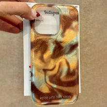 Load image into Gallery viewer, Korean Artistic Glitter Gradient Tinfoil Pattern Phone Case
