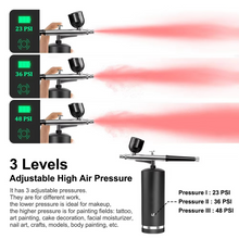 Load image into Gallery viewer, High-Pressure Portable Nano Airbrush - Electric Oxygen Spray Gun for Beauty, Art &amp; Crafts

