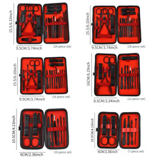 Load image into Gallery viewer, 16-Piece Stainless Steel Manicure and Pedicure Grooming Set
