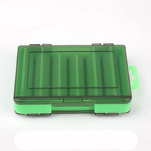 Load image into Gallery viewer, Double Sided Waterproof Fishing Tackle Box with U-Shaped Storage and Transparent Design
