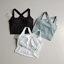Load image into Gallery viewer, Seamless Sports Bra for Women Push Up Yoga and Running Top
