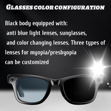 Load image into Gallery viewer, Smart Camera Glasses with Photo, Video, AI Translation &amp; Bluetooth Audio
