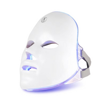 Load image into Gallery viewer, LED Facial Mask with Neck Support for Skin Firming and Anti Aging Light Therapy

