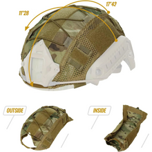 Load image into Gallery viewer, Elite Camo Tactical Helmet Cover for Military Operations
