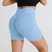Load image into Gallery viewer, Seamless High Waisted Yoga Shorts for Women Tight Fit Hip Lifting Fitness and Running Shorts
