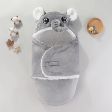 Load image into Gallery viewer, Soft Flannel Baby Sleeping Bag for Autumn and Winter, Cozy Newborn Wrap Blanket for Infants 0–9 Months
