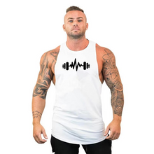 Load image into Gallery viewer, Men’s Cotton Hooded Sleeveless Tank Top – Athletic Workout Singlet for Gym and Training

