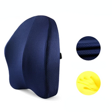 Load image into Gallery viewer, Memory Foam Orthopedic Seat Cushion with Tailbone and Lumbar Support
