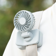 Load image into Gallery viewer, Portable Rechargeable Clip Fan with Type C Charging and 3 Speed Settings for Personal Cooling
