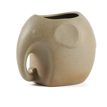 Load image into Gallery viewer, Handcrafted Animal Ceramic Succulent Pots, Small Breathable Desktop Planters
