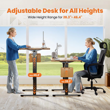 Load image into Gallery viewer, Adjustable Electric Standing Desk 63x24" - Ergonomic Home Office Workstation
