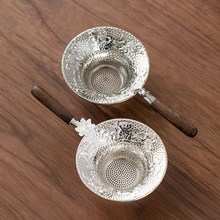 Load image into Gallery viewer, Stainless Steel Mesh Tea Strainer, Fine Filter Sieve for Loose Leaf Tea
