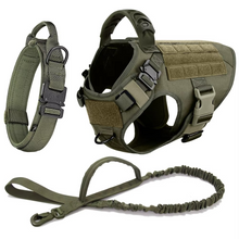 Load image into Gallery viewer, Tactical Dog Harness and Leash Set for Medium and Large Dogs
