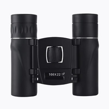 Load image into Gallery viewer, Compact 100x22 HD Binoculars with Long Range BAK4 FMC Optics for Hunting, Sports, Camping, and Travel
