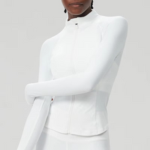 Load image into Gallery viewer, Womens Slim Fit Running Jacket With Full Zip Long Sleeve Lightweight Sports Top
