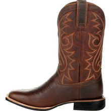 Load image into Gallery viewer, Handmade Leather Mid-Calf Western Cowboy Boots for Men and Women – Black and Brown
