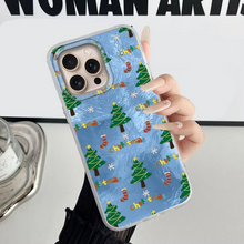 Load image into Gallery viewer, Couple Christmas Tree Girls Phone Case Shockproof Fashion Cover
