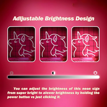 Load image into Gallery viewer, Charming Unicorn LED Neon Light – Adjustable Brightness for Perfect Room Ambiance
