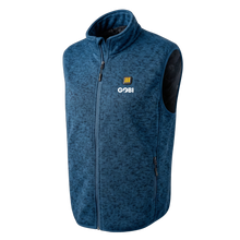 Load image into Gallery viewer, Mens Heated Knit Vest with Four Heating Zones and Rechargeable Battery for Cold Weather
