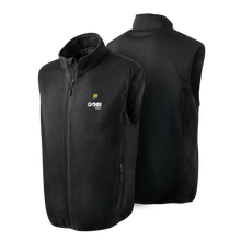 Load image into Gallery viewer, Mens Heated Knit Vest with Four Heating Zones and Rechargeable Battery for Cold Weather
