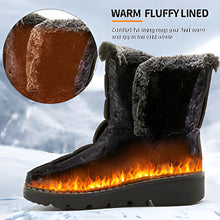 Load image into Gallery viewer, Women’s Waterproof Heeled Snow Boot
