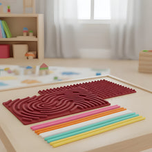 Load image into Gallery viewer, Silicone Learning Board for Baby and Toddler Sensory Development
