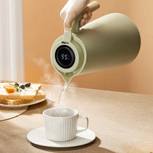 Load image into Gallery viewer, Thermal Jug with Wooden Handle and Temperature Display
