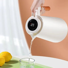 Load image into Gallery viewer, Thermal Jug with Wooden Handle and Temperature Display
