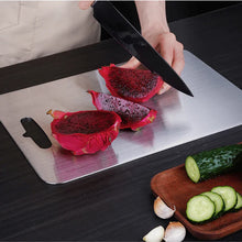 Load image into Gallery viewer, Stainless Steel Cutting Board, Antibacterial and Durable Kitchen Board
