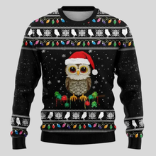 Load image into Gallery viewer, Polar Bear Crew Neck Sweater with Festive Pattern and Relaxed Fit
