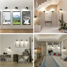 Load image into Gallery viewer, Magnetic LED Wall Lamp with 360° Rotation and Touch Control, 3 Color Temperatures

