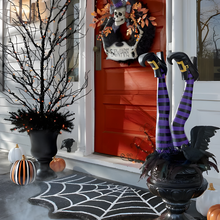Load image into Gallery viewer, Witch Leg Stakes, Set Of Two Yard Halloween Decoration

