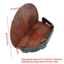 Load image into Gallery viewer, Bourbon Whiskey Barrel Shelf - Rustic Bar Accessories
