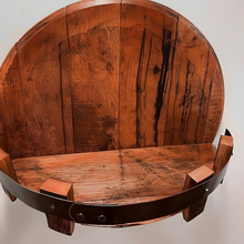 Load image into Gallery viewer, Bourbon Whiskey Barrel Shelf - Rustic Bar Accessories
