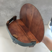Load image into Gallery viewer, Bourbon Whiskey Barrel Shelf - Rustic Bar Accessories
