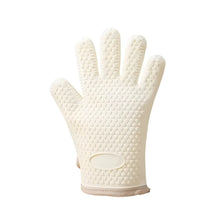 Load image into Gallery viewer, Silicone Oven Gloves with Five Finger Design and Cotton Lining, Heat Resistant
