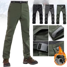 Load image into Gallery viewer, Men's Waterproof Soft Shell Winter Pants for Hiking, Skiing, and Outdoor Adventures
