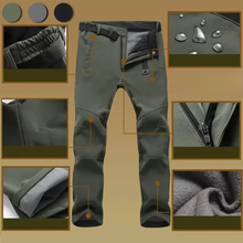Load image into Gallery viewer, Men's Waterproof Soft Shell Winter Pants for Hiking, Skiing, and Outdoor Adventures
