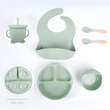 Load image into Gallery viewer, Silicone Feeding Set for Independent Baby Mealtime
