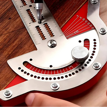 Load image into Gallery viewer, Precision Stainless Steel Carpenter's Protractor and Edge Ruler
