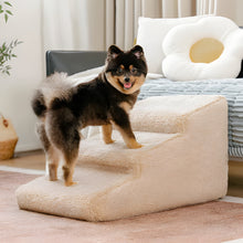 Load image into Gallery viewer, Soft Foam Pet Stairs for Small and Senior Dogs - Bedside Ramp Steps

