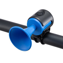 Load image into Gallery viewer, 120 Decibel Electric Bike Horn with Strap Mount and Water Resistant Casing for Cycling
