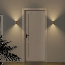 Load image into Gallery viewer, Wooden Lamp with Motion Sensor and Rechargeable Battery
