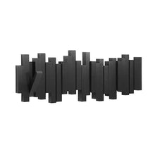 Load image into Gallery viewer, Wall Mounted Coat Rack Wooden Hooks with Magnetic Foldable Design
