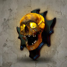 Load image into Gallery viewer, Wall Mounted Skull Lamp -  Nocturiskull
