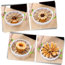Load image into Gallery viewer, Stainless Steel Watermelon Slicer – 12-Slice Fruit Cutter with Non-Slip Handles
