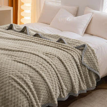Load image into Gallery viewer, Weighted Blanket Textured Plush Bed Throw, Reversible Fleece Design

