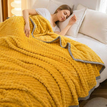 Load image into Gallery viewer, Weighted Blanket Textured Plush Bed Throw, Reversible Fleece Design
