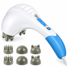 Load image into Gallery viewer, Handheld Massager with Dual Vibration Heads and Adjustable Speed Dial
