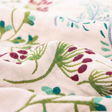 Load image into Gallery viewer, Wildflower Whisper Blanket Soft Organic Cotton Throw
